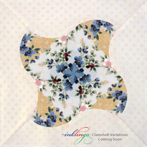 Clamshell Quilt Template Quilt with Inklingo