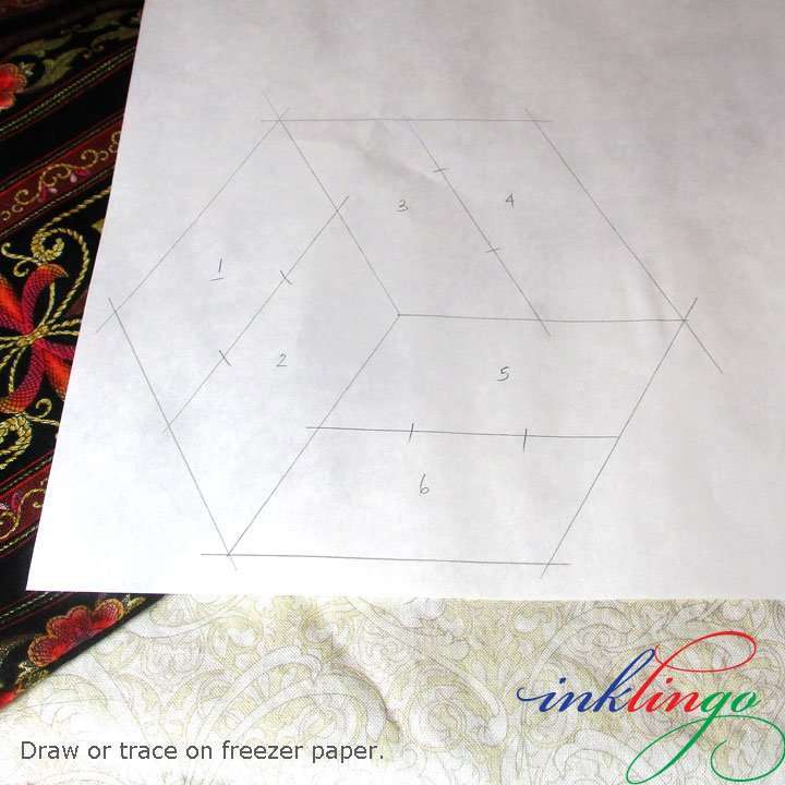 Trace or draw on freezer paper