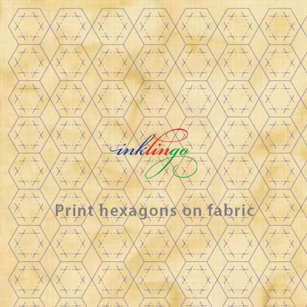 Hexagons to print on fabric