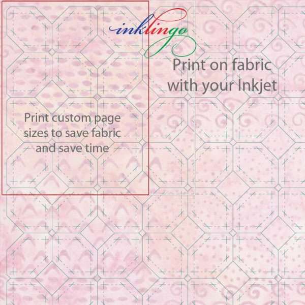 Print hexagons on fabric for POTC