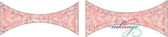 Dancing Cheek to Cheek quilt is a variation of Winding Ways