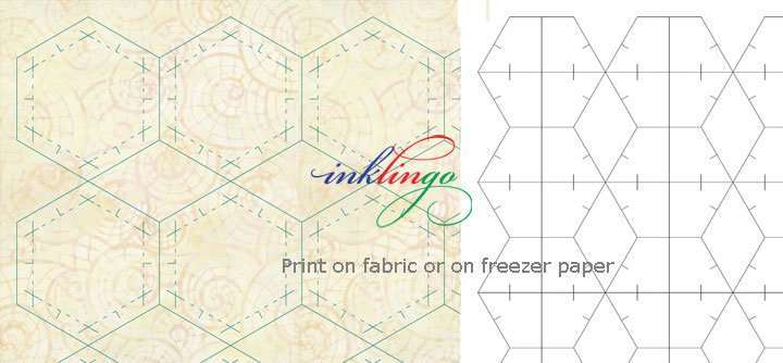 Print hexagons with Inklingo