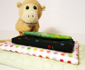 Monkey chose the fabric