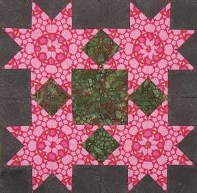 Passacaglia quilt block by Tilde