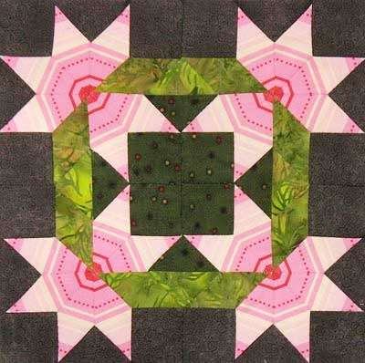 Passacaglia quilt block by Tilde