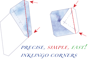 Precision corners make Storm At Sea easier with Inklingo than with acrylic templates