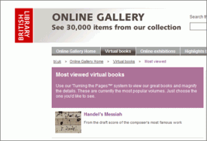 The British Library website