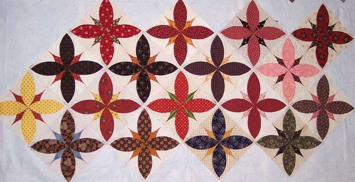 Alabama Beauty quilt blocks by Karendianne