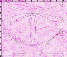 Print Winding Ways on fabric