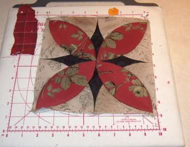 Alabama Beauty quilt block by Mary Althaus with Inklingo