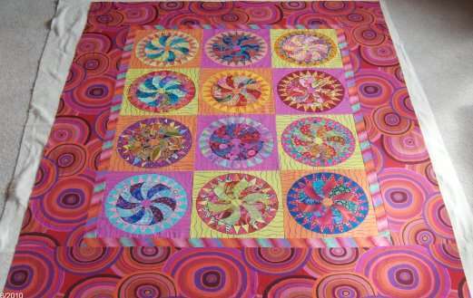 Farmer's Fancy ready to quilt by Mary Althaus with Inklingo