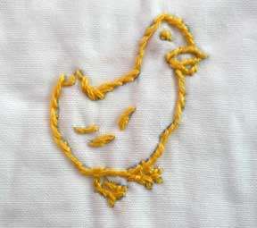 Embroidery Chicken