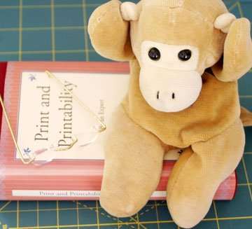 Inklingo Monkey excited about Printing on Fabric