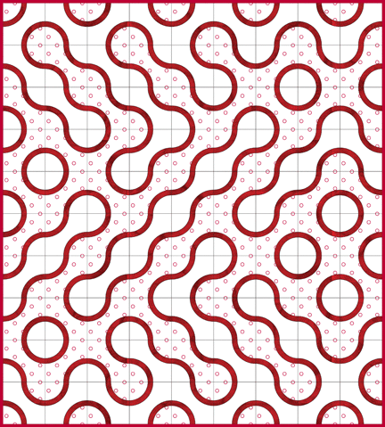 Drunkard's Trail quilt