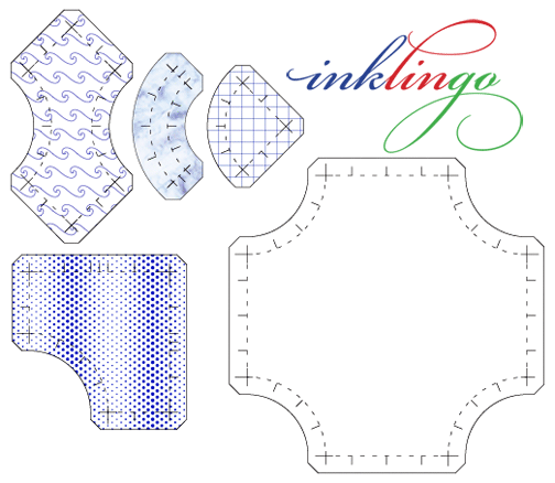 Shapes for 2 inch Drunkard's Trail units