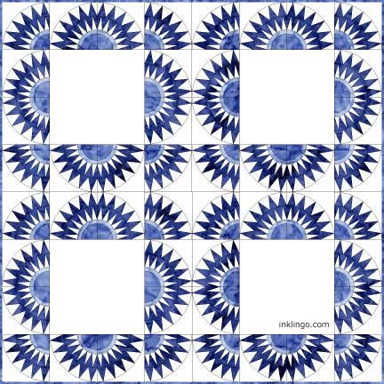 Quilting Creations Stencils for Machine and Hand Quilting - 2 Quilting  Stencils for Border, Block Patterns | Feather Border with Corner, New York