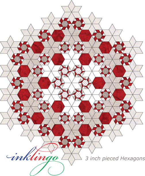 Inklingo 3 inch hexagon setting