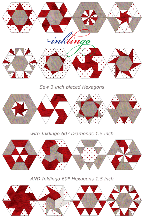 Inklingo PIeced Hexagons