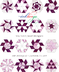 Inklingo Pieced Hexagons