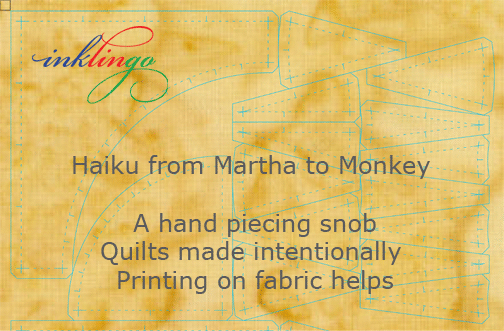 Haiku from Martha to Monkey