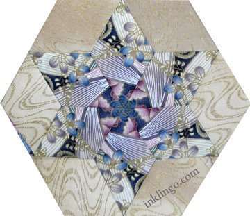 Inklingo Fussy Cut Star (Kaleidoscope or One Block Wonder)