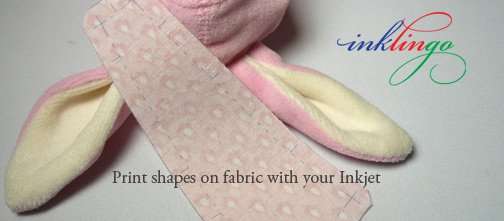 Print shapes on fabric with your Inkjet and Inklingo