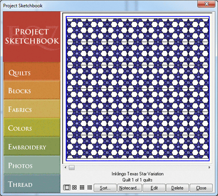 Inklingo Texas Star Variation in EQ