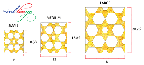 Inklingo 3 Sizes