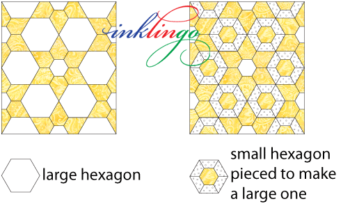 Inklingo Pieced Hexagon