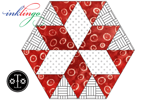 Inklingo Pieced Hexagons