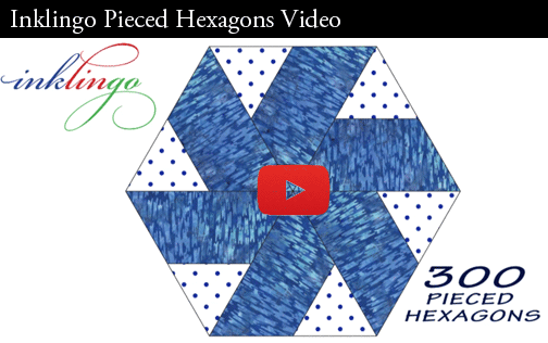 Inklingo 300 Pieced Hexagons (Video)