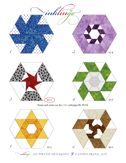 Inklingo 300 Pieced Hexagons