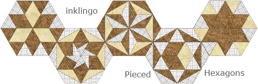 Inklingo Pieced Hexagons 