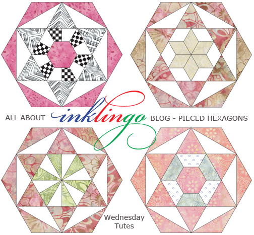 Inklingo Pieced Hexagons