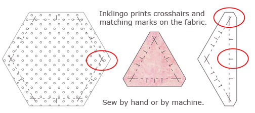 Inklingo crosshairs & matching marks.