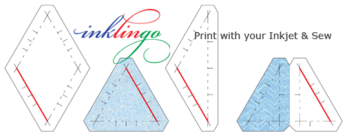 Inklingo shapes to print on fabric