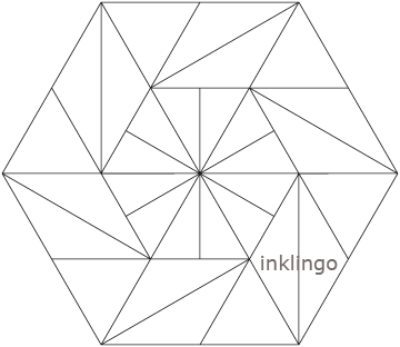 Inklingo Pieced Hexagon