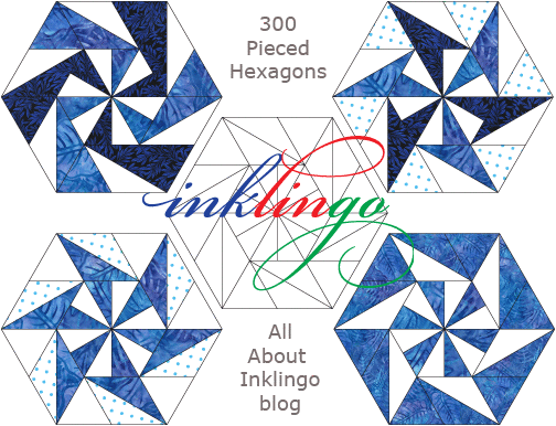 Inklingo Pieced Hexagons