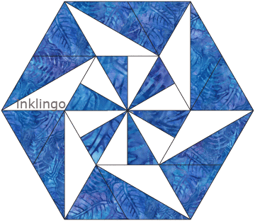 Inklingo Pieced Hexagon