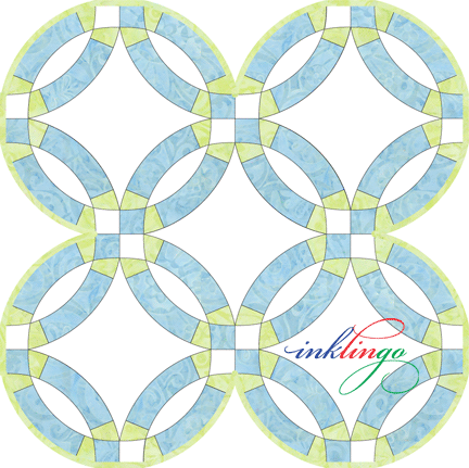 Inklingo Double Wedding Ring Quilts