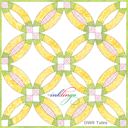 Inklingo Double Wedding Ring Quilts