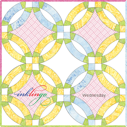 Inklingo Double Wedding Ring Quilts