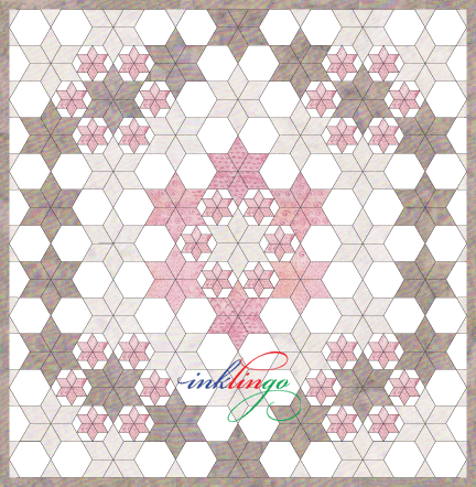 Inklingo Setting for Pieced Hexagons