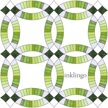 Wednesday Tute 15 - English Paper Piecing 01 - Quilt with Inklingo