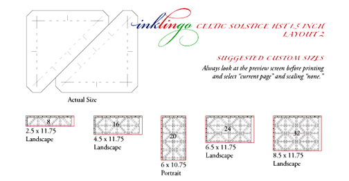 Inklingo Custom Page Sizes