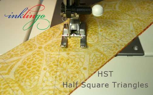 Print Half Square Triangles on Fabric