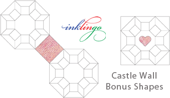 Inklingo Castle Wall Bonus Shapes