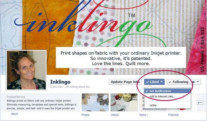 Inklingo on Facebook