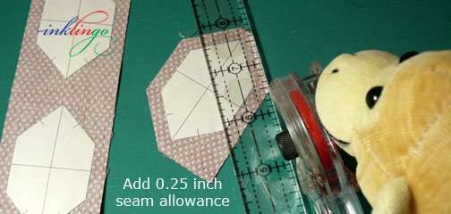 Add the seam allowance when you cut.