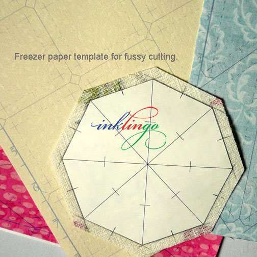 Inklingo Freezer Paper Template for Fussy Cutting